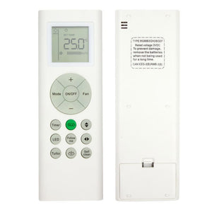 RG66A2/BGEF Kelvinator Midea Blue Star Remote Control