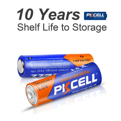 2 Pcs PKCELL AAA 1.5V Alkaline Battery