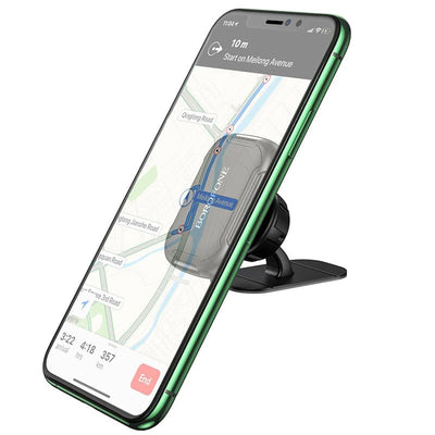 Borofone BH36 Voyage Center Console Magnetic Car Mount Mobile Phone Holder For iPhone Samsung Google Oppo, Moto, Nokia, HMD (Black)