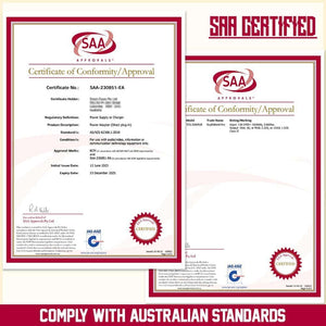 20W SupRShield SAA Certified Fast Charger PD USB Type C  Wall Plug Power Adapter & 1M USB C to Lightning Cable for iPhone14/13/12/11/X/8/iPad