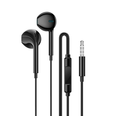 Borofone BM100 In-Ear Wired Earphones Earbuds Headphones, 3.5mm Jack, with Microphone and Volume Control for iPhone, Samsung, iPad,MP3,Most 3.5mm Audio Devices
