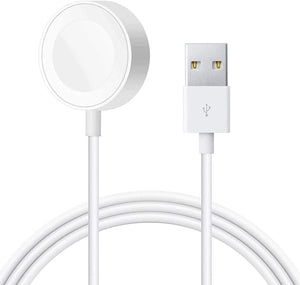 For Apple Watch Wireless Magnetic Fast Charger to USB-A Cable iWatch Series Ultra/9/8/7/6/SE/SE2/5/4/3/2 (1M)