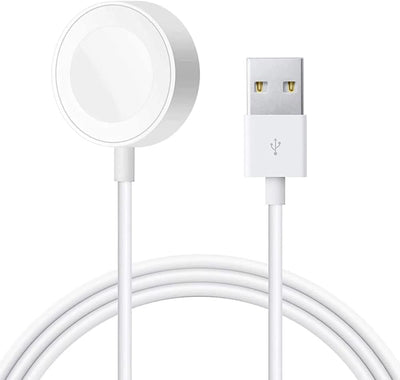 For Apple Watch Wireless Magnetic Fast Charger to USB-A Cable iWatch Series Ultra/9/8/7/6/SE/SE2/5/4/3/2 (1M)