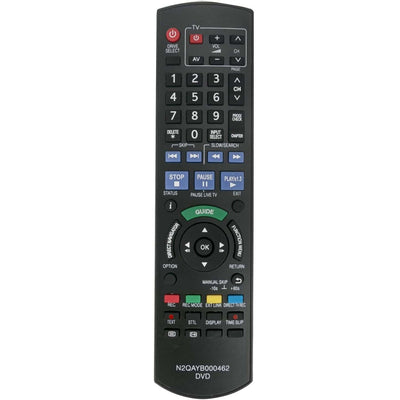 N2QAYB000462 sub N2QAYB000466 for Panasonic DVD Recorder DMR-EH495 DMR-EH595 DMR-EH695 DMR-EX72S DMR-EX83 DMR-EX98 DMR-EX99 Remote Control