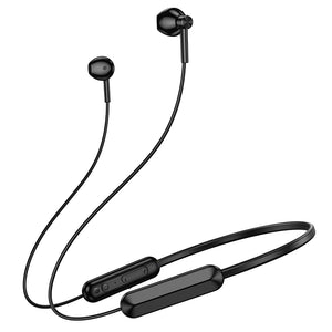 Borofone BE70 Wireless Bluetooth 5.4 Light Neck Hanging Headphones in-Ear Earbuds Earphones for Running/Fitness/Gaming/Music (Black)