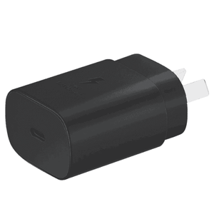 Genuine Samsung 25W Super Fast Charging PD USB Type C Wall Charger Plug Power Adapter (Black)