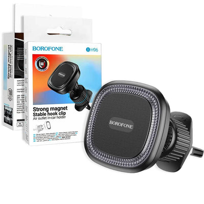 BOROFONE BH96 NT 360 Degree Rotating Air Outlet Magnetic Air Vent Car Mount Mobile Phone Holder for 4.5 -7 inch iPhone Samsung Google Nokia Oppo Moto