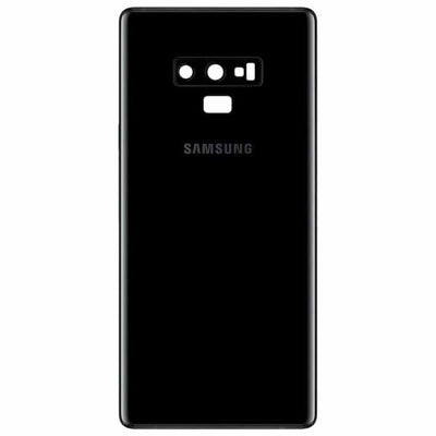 For Samsung Galaxy Note 9 Back Rear Glass Battery Cover Housing Replacement With Camera Lens and Adhesive