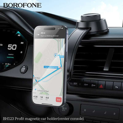 Borofone BH123 MagSafe Magnetic Dashboard Centre Console Car Mount Mobile Phone Holder (9)
