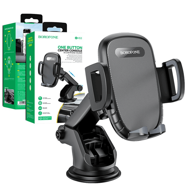 Borofone BH53 Windy Center Console Windshield / Dashboard Car Mount Mo ...