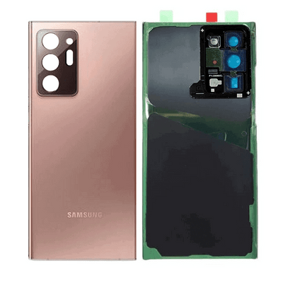 For Samsung Galaxy Note 20 Ultra Rear Glass Battery Cover Housing Replacement With Camera Lens and Adhesive