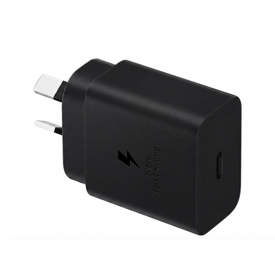 Genuine Samsung 25W Super Fast Charging PD USB Type C Wall Charger Plug Power Adapter (Black)