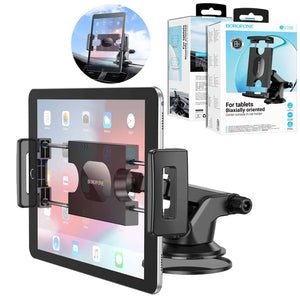Borofone BH100 Airy Universal Tablet /Mobile Phone Car Mount Holder For 4.7 to 12.9 inch For iPhone / iPad / Galaxy Tab / Lenovo Tab (Black)