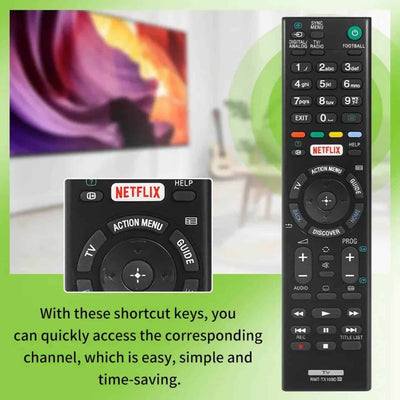 RMT-TX100D RMT-TX100A RMT-L1275 for Sony TV KD-43X8305C KDL-55W800C Replacement Remote Control