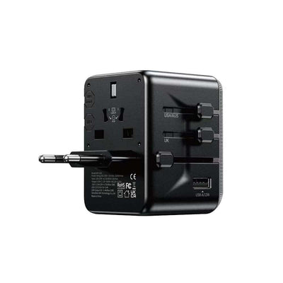 WEKOME WP-U69 35W GaN EUUKUSAUSJP USB A & 4 USB Type C Universal Conversion Fast Charging Charger Power Travel Adapter (Black) (6)