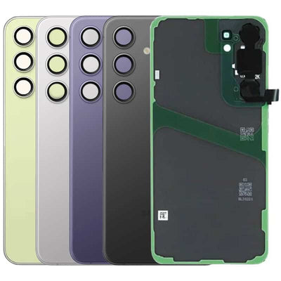 For Samsung Galaxy S24 Ultra, S24 Plus, S24 Rear Glass Battery Cover Housing Replacement With Camera Lens and Adhesive