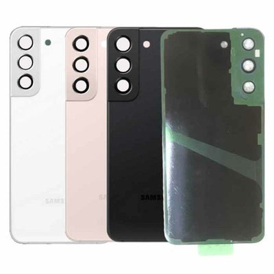 For Samsung Galaxy S21/ S21+ Plus Back Rear Glass Battery Cover Housing Replacement With Camera Lens and Adhesive