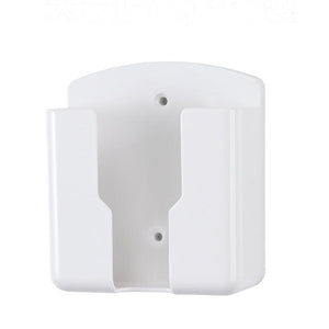 Universal White Wall Mounted Mobile Phone, TV, Air Conditioner Remote Control Holder (Medium Sized)