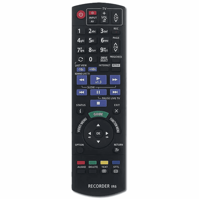 For PANASONIC DMRHWT260 DMRPWT560 DMR-HWT260GN DMR-PWT560GN DMRUBT1 Blue Ray DVD Recorder Player Remote Control